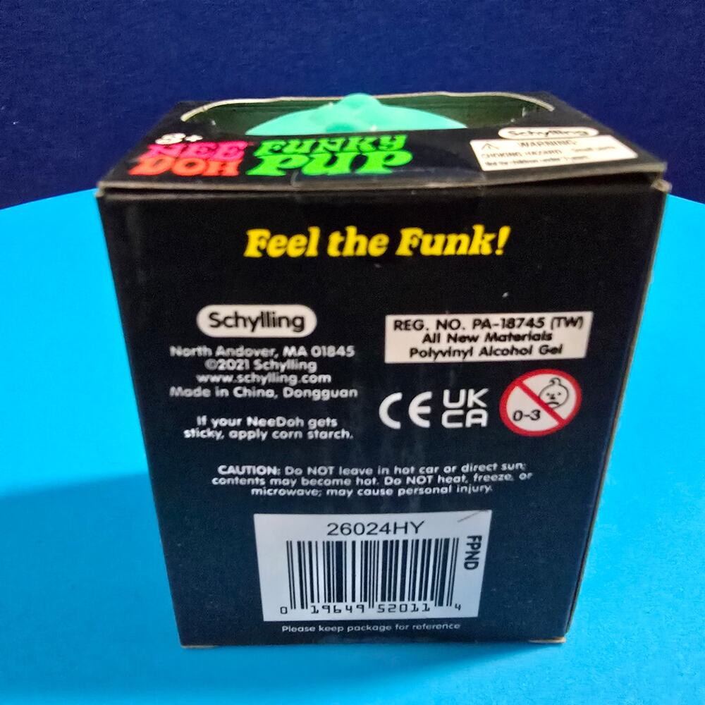 New NeeDoh Teal Funky Pup Squishy Squish me Pet me! - Picture 4 of 4